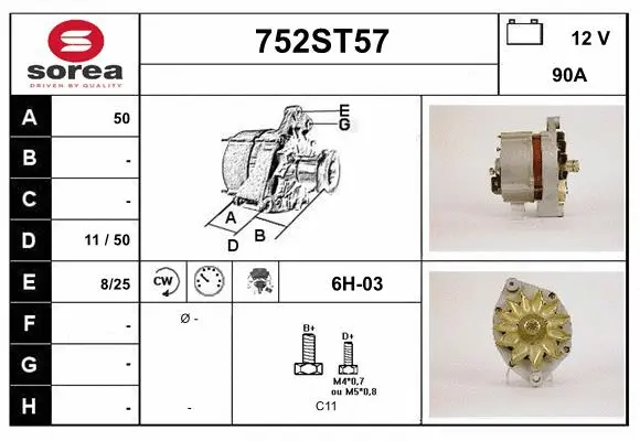 Alternator (752ST57)