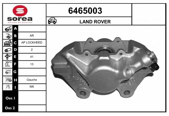 Brake Caliper (6465003)