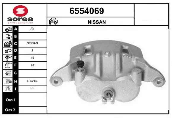 Brake Caliper (6554069)