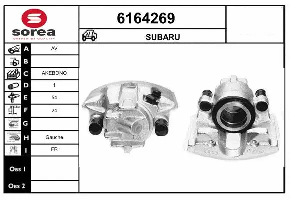 Brake Caliper (6164269)