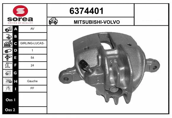 Brake Caliper (6374401)