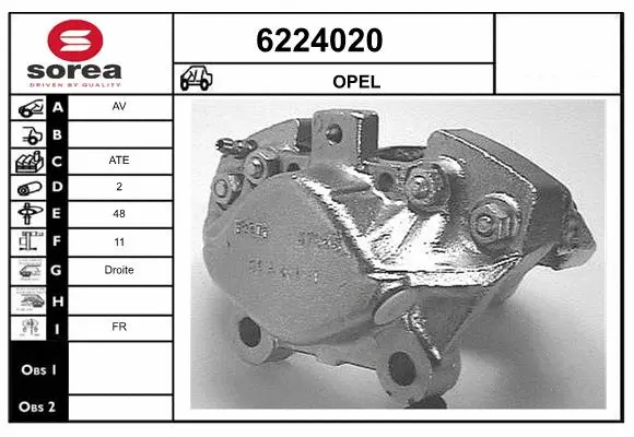 Brake Caliper (6224020)