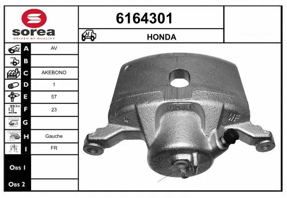 Brake Caliper (6164301)
