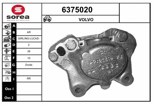 Brake Caliper (6375020)