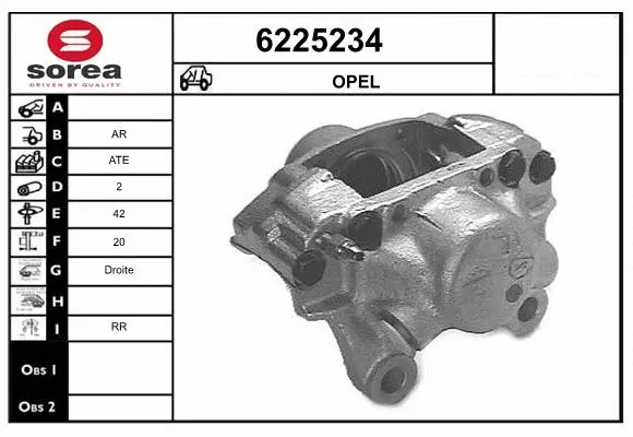 Brake Caliper (6225234)