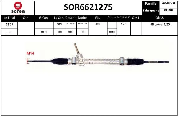 Steering Gear (SOR6621275)