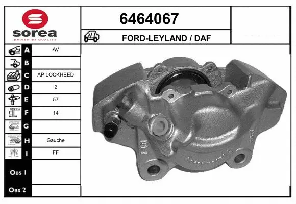 Brake Caliper (6464067)