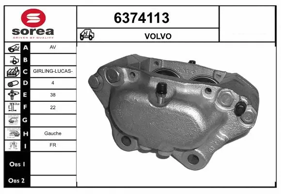 Brake Caliper (6374113)