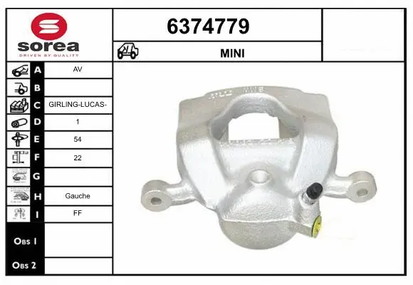 Brake Caliper (6374779)