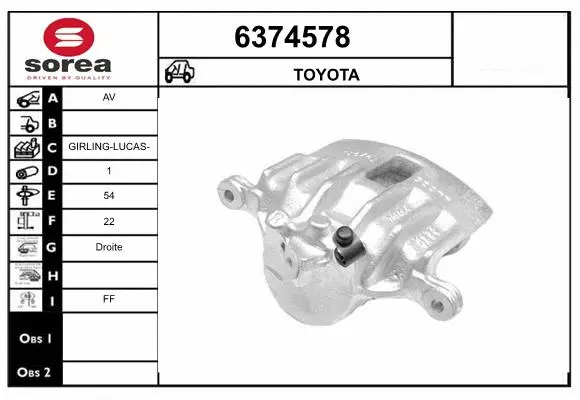 Brake Caliper (6374578)