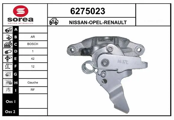 Brake Caliper (6275023)