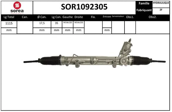 Steering Gear (SOR1092305)