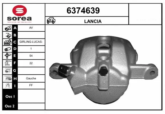 Brake Caliper (6374639)