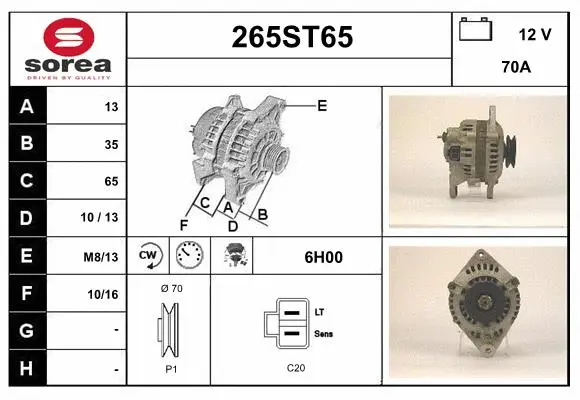 Alternator (265ST65)
