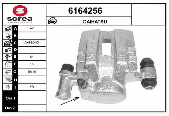 Brake Caliper (6164256)