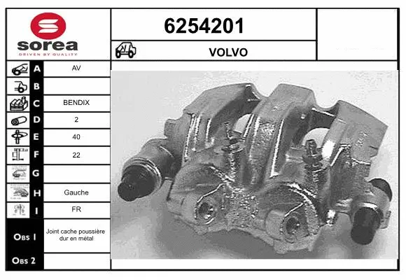 Brake Caliper (6254201)