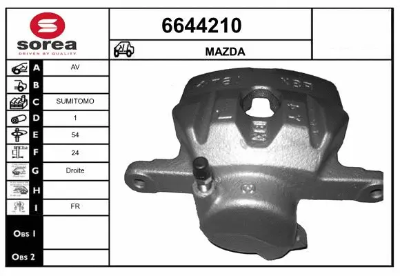 Brake Caliper (6644210)