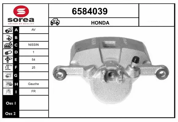 Brake Caliper (6584039)