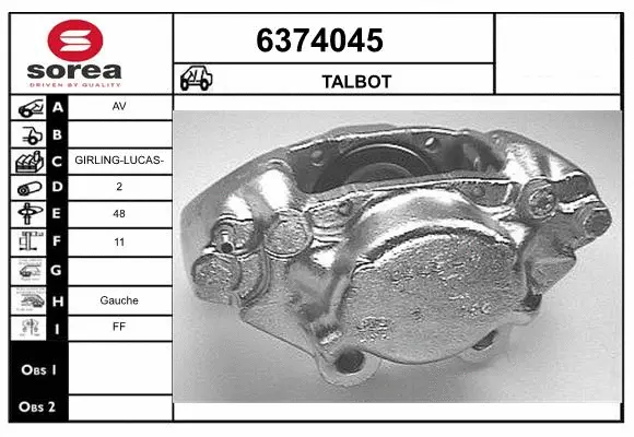 Brake Caliper (6374045)