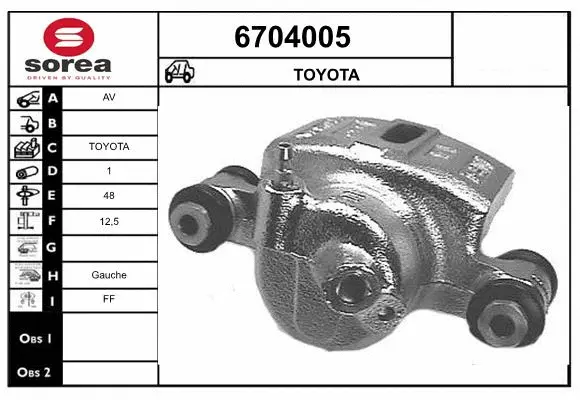 Brake Caliper (6704005)