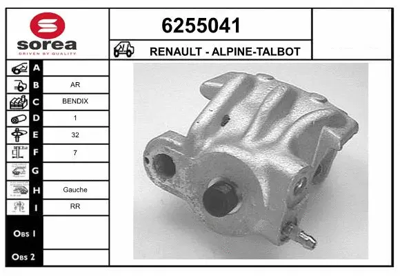 Brake Caliper (6255041)