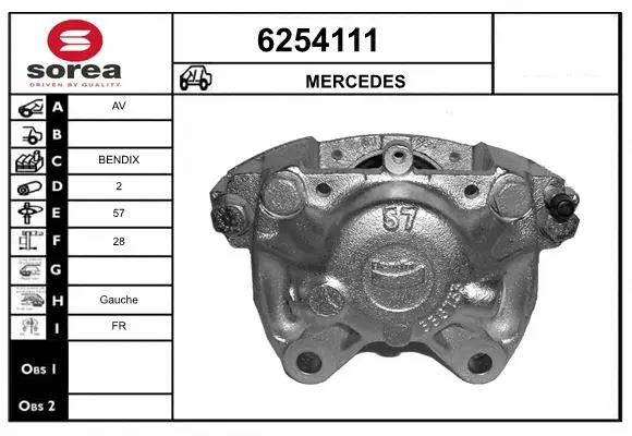Brake Caliper (6254111)