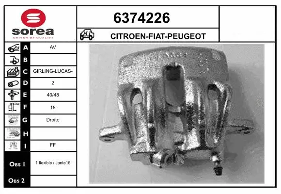 Brake Caliper (6374226)