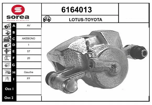 Brake Caliper (6164013)