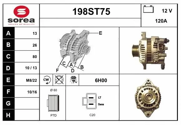 Alternator (198ST75)