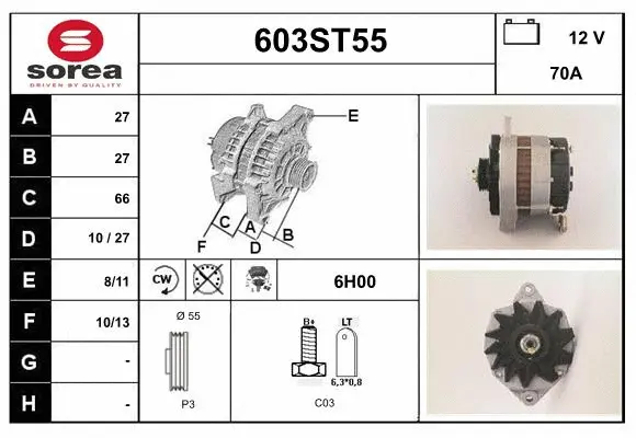 Alternator (603ST55)