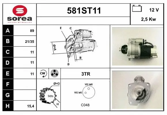 Starter (581ST11)