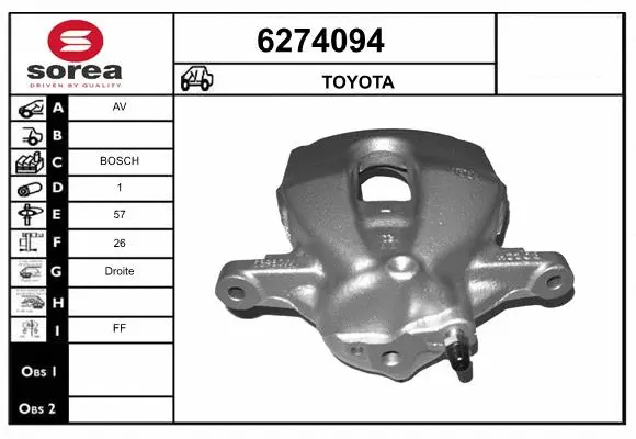 Brake Caliper (6274094)