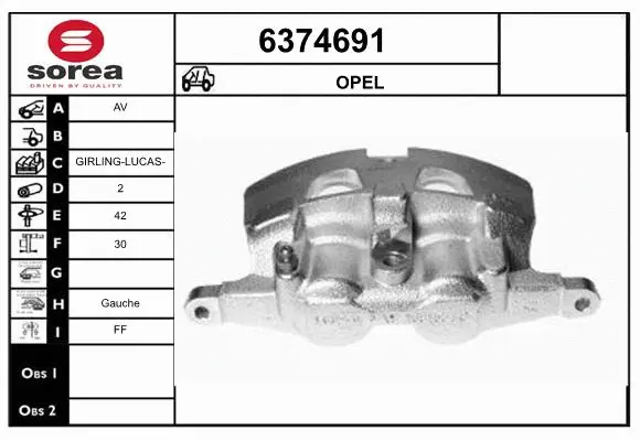 Brake Caliper (6374691)