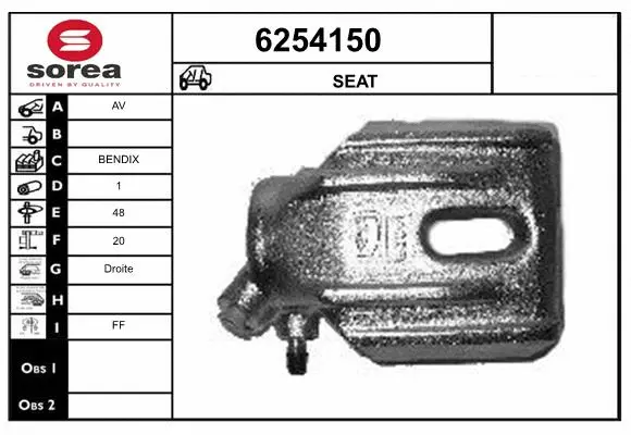 Brake Caliper (6254150)