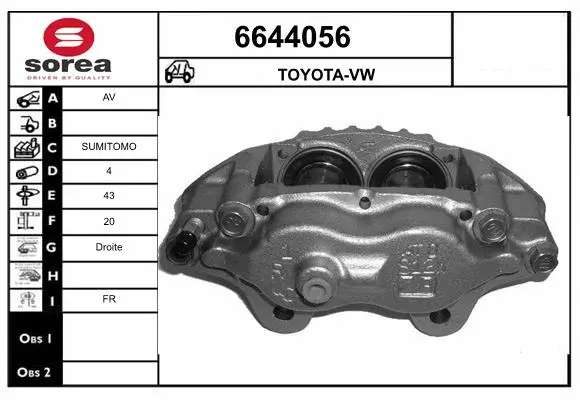 Brake Caliper (6644056)