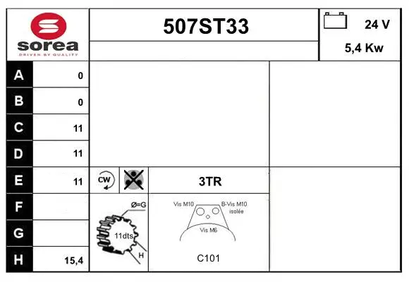 Starter (507ST33)