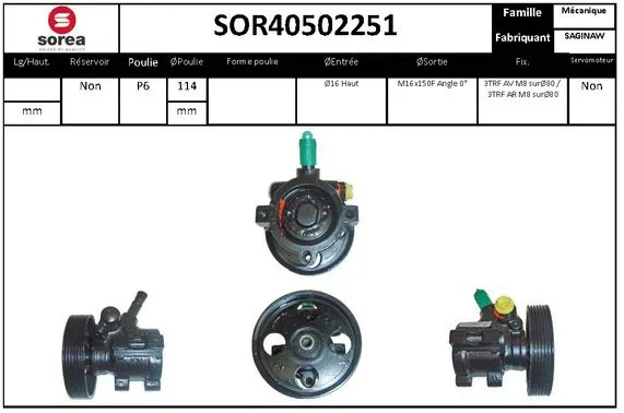 Hydraulic Pump, steering (SOR40502251)