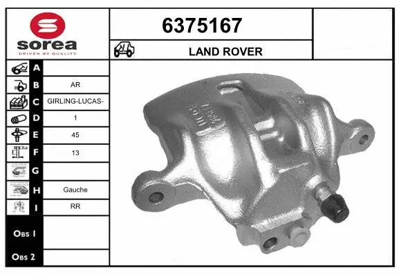 Brake Caliper (6375167)