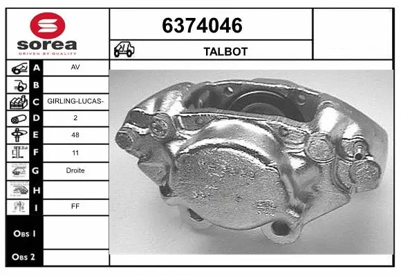 Brake Caliper (6374046)