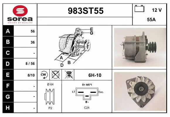 Alternator (983ST55)