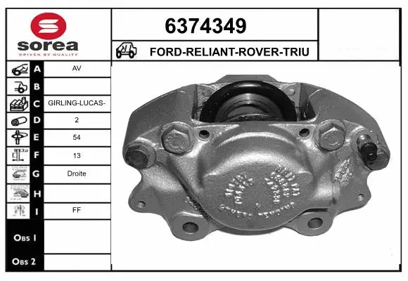 Brake Caliper (6374349)