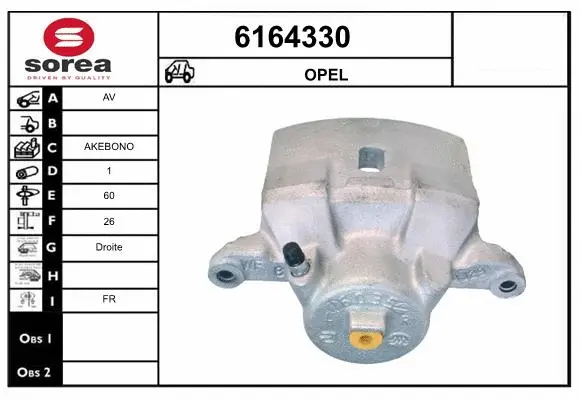 Brake Caliper (6164330)