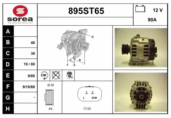 Alternator (895ST65)