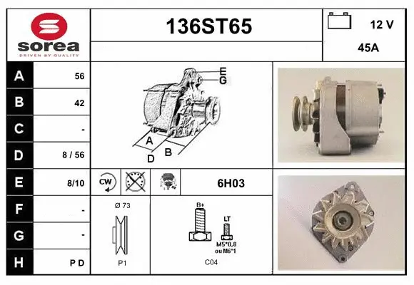 Alternator (136ST65)