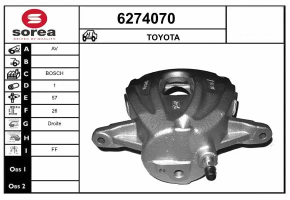 Brake Caliper (6274070)