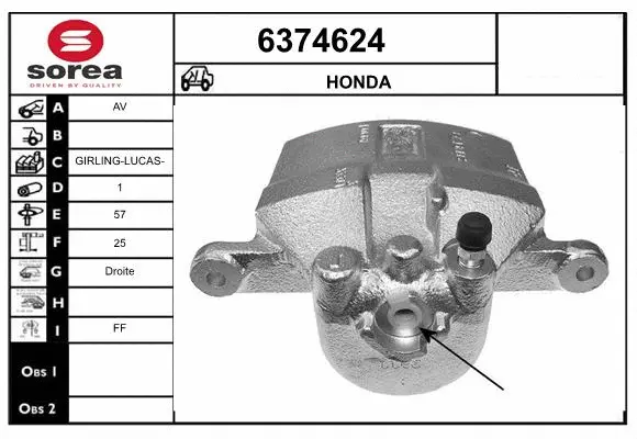 Brake Caliper (6374624)