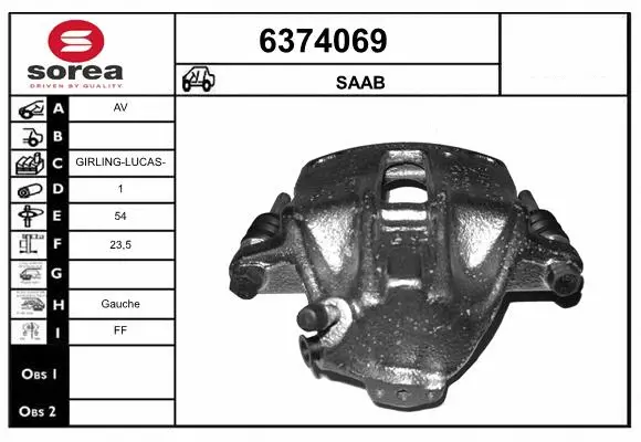 Brake Caliper (6374069)