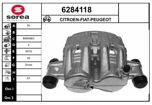 Brake Caliper (6284118)