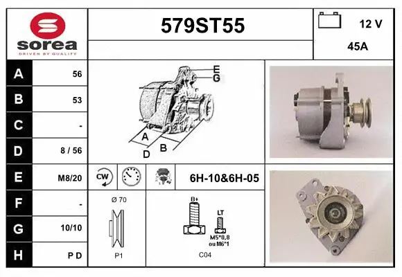 Alternator (579ST55)