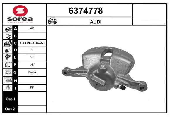 Brake Caliper (6374778)